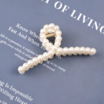 Jepitan Rambut Hair Clip Model Mutiara Fashion Korea - MODEL 10