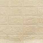 Stiker Wallpaper Dinding Foam 3D Mini - Kuning Muda 70x39