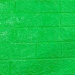 Stiker Wallpaper Dinding Foam 3D Mini - Hijau Tua 70x39