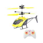 Mainan RC Helicopter Drone Flying Helikopter Sensor Tangan Infrared - Kuning