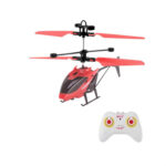 Mainan RC Helicopter Drone Flying Helikopter Sensor Tangan Infrared - Merah