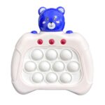 Mainan Pop It Console Elektronoc Push Bubble Game - BEAR PUTIH