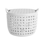 Kreanjang Bulat Dengan Penutup Praktis Dan Serbaguna - Putih