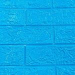 Stiker Wallpaper Dinding Foam 3D Mini - Biru Tua 70x39