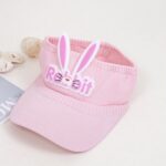 Topi Golf Senam Pantai Anak Fashion Sport Model Rabbit - Pink