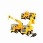 Mainan Anak DIY Truk Konstruksi Rakit Bongkar Pasang - Mixer Truck