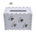 Kotak Tempat Tissue Box Vintage Dengan Bahan WPC - Puppies