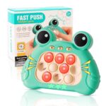 Mainan Pop It Console Elektronoc Push Bubble Game - KODOK HIJAU