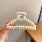 Jepitan Rambut Hair Clip Model Mutiara Fashion Korea - MODEL 3