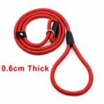 Rantai Leash Anjing Nylon Tali Anjing Puppy Leash 140cm - Merah