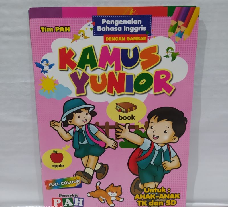 xL0x2dENhI3bmPa7YegAfDRoQNegb8Wny1eEC9ZP Buku Full Color Pengenalan Bahasa Inggris Untuk Anak - KAMUS YUNIOR PAH - Image 1