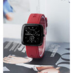 Jam Tangan RM081 Chrono Silikon Rubber Pria Wanita Sport - Merah