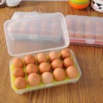 Kotak Tempat Penyimpanan Telur Ayam Plastik Mika