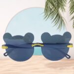 Kacamata Anak dengan Motif Beruang - Hitam