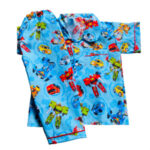 Piyama Poli Mikro Untuk Anak 1-5 Tahun - Tobot Biru XL