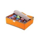Storage Box Tempat Penyimpanan Pakaian 16 Sekat Serbaguna - Orange
