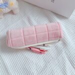 Kotak Tempat Pensil Velvel Serbaguna dengan Desain Bulu