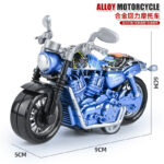 Mainan Motor Anak Laki-Laki Model Harley Metallic