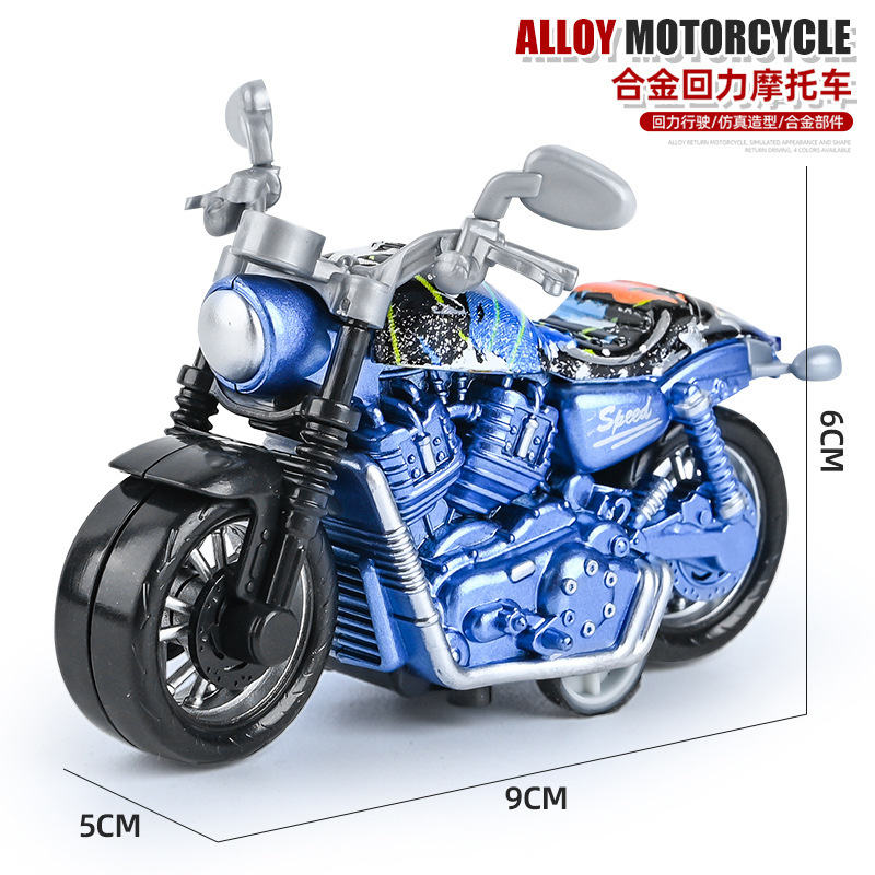 202312270910139a3e6cc690a9d373e2926dba026fb05d Mainan Motor Anak Laki-Laki Model Harley Metallic - Image 1