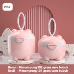 Kotak Penyimpanan Susu Bayi Bubuk - Pink 107 G