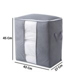 Storage Box Organizer Bag Kotak Penyimpanan Serbaguna - Abu Tinggi