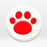 Thumb Grip Analog Silicone Dengan Motif Cat Paw