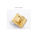 Gantungan Baju Tempel Hook Stainless  - gold