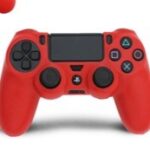 Sarung Silicone Cover DualShock Stick Controller PS4 - Merah