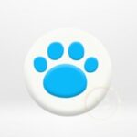 Thumb Grip Analog Silicone Dengan Motif Cat Paw