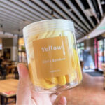 Set Ikat Rambut Korea Bahan Karet Elastis - Kuning