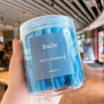 Set Ikat Rambut Korea Bahan Karet Elastis - Biru