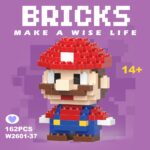 Mainan Nano Block Susun Edukasi DIY 3D Puzzle - Mario