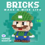 Mainan Nano Block Susun Edukasi DIY 3D Puzzle - Luigi
