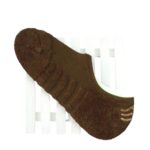 Kaos Kaki Pendek Tebal Invisible Serat Bambu Nyaman dan Anti Slip - Coklat