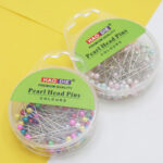 Jarum Pentul Mutiara Stainless Mika Bulat Aksesoris Hijab Kerudung