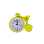 Jam Meja Model Sepeda LED Alarm Desain Unik Aesthetic Dekorasi Kamar - Kuning