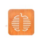 Tatakan Gelas Kayu / Alas Gelas Kayu / Tatakan Gelas Aesthetic - Besar Apel