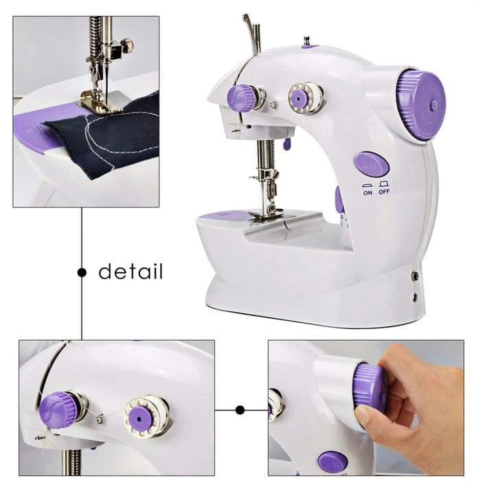 20240919133730068635213f8e35b04434203b861f939b Mesin Jahit Mini Portable SM 202A Sewing Machine Lampu LED Praktis - Image 1