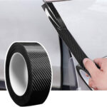 Stiker Carbon Karbon 5D Anti Lecet Sillplate Waterproof 3 cm - 3CM x 15Meter