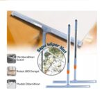 Alat Wiper Sapu Pel Pembersih Lantai Serbaguna Datar 180 Derajat 3in1