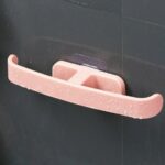 Gantungan Sandal Holder Tanpa Bor Tempel Dinding Aesthetic Serbaguna - Pink