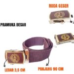Gesper Sabuk Ikat Pinggang Anak Sekolah SD, SMP, SMA, Pramuka Nylon - 4-6 SD Pramuka Besar