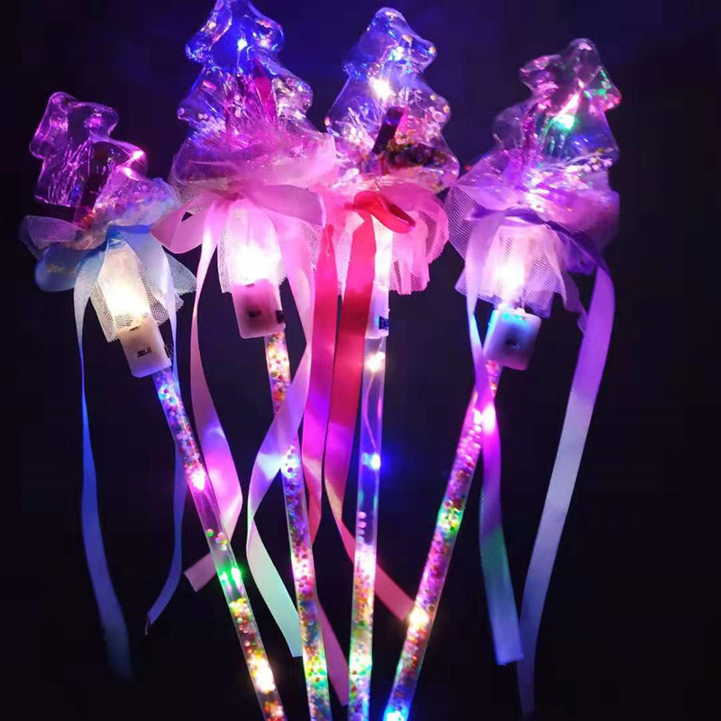 BYltV0GacghMiKoR3vN5DmTZ1I2TwQPzpeEc7iQ8 Tongkat Sihir Lampu Peri Magic Cantik Mainan Anak LED Variasi Warna - Pohon Natal - Image 1