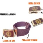 Gesper Sabuk Ikat Pinggang Anak Sekolah SD, SMP, SMA, Pramuka Nylon - Pramuka Jumbo