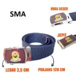 Gesper Sabuk Ikat Pinggang Anak Sekolah SD, SMP, SMA, Pramuka Nylon - SMA