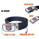 Gesper Sabuk Ikat Pinggang Anak Sekolah SD, SMP, SMA, Pramuka Nylon - Kelas 4-6 SD Besar