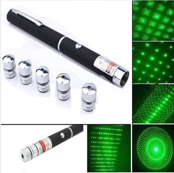 Green Laser Pointer Hijau 5 Mata Multifungsi