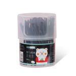Cotton Bud 2in1 Korek Kuping lembut isi 100 PCS Pembersih Telinga 2 Sisi - Hitam