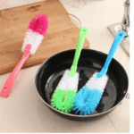 Sikat Botol Bayi Gelas Cangkir Fleksibel Pembersih Kotoran Panjang