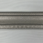 List Dinding Foam Wallpaper 3D Motif Pattern Aesthetic Anti Rayap - Border Abu